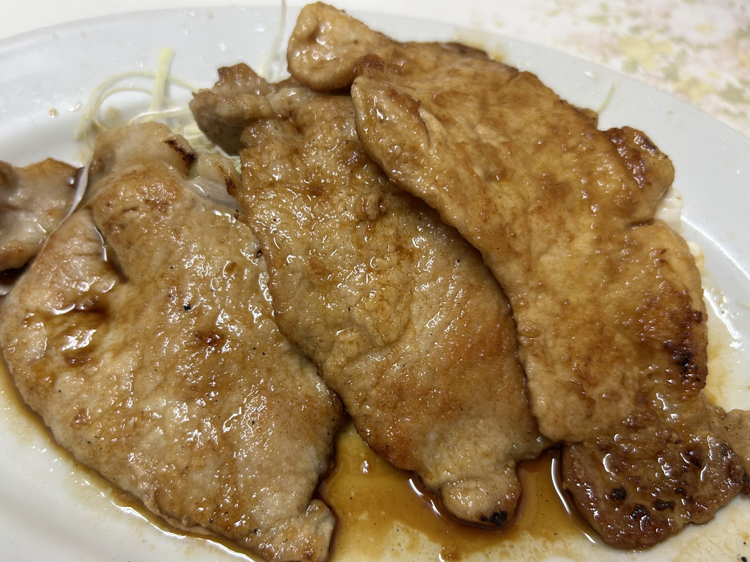 生姜焼き定食の写真
