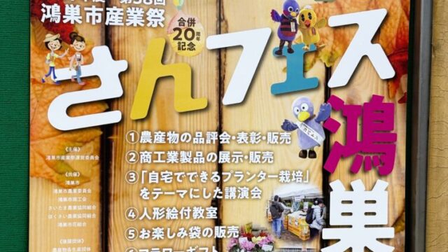 さんフェス鴻巣のチラシ