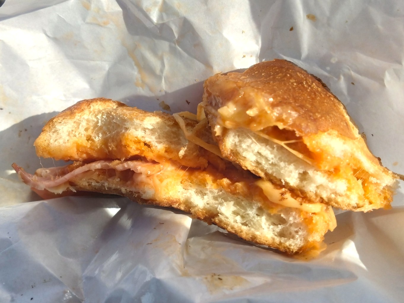 テイクアウトしたホットサンド②