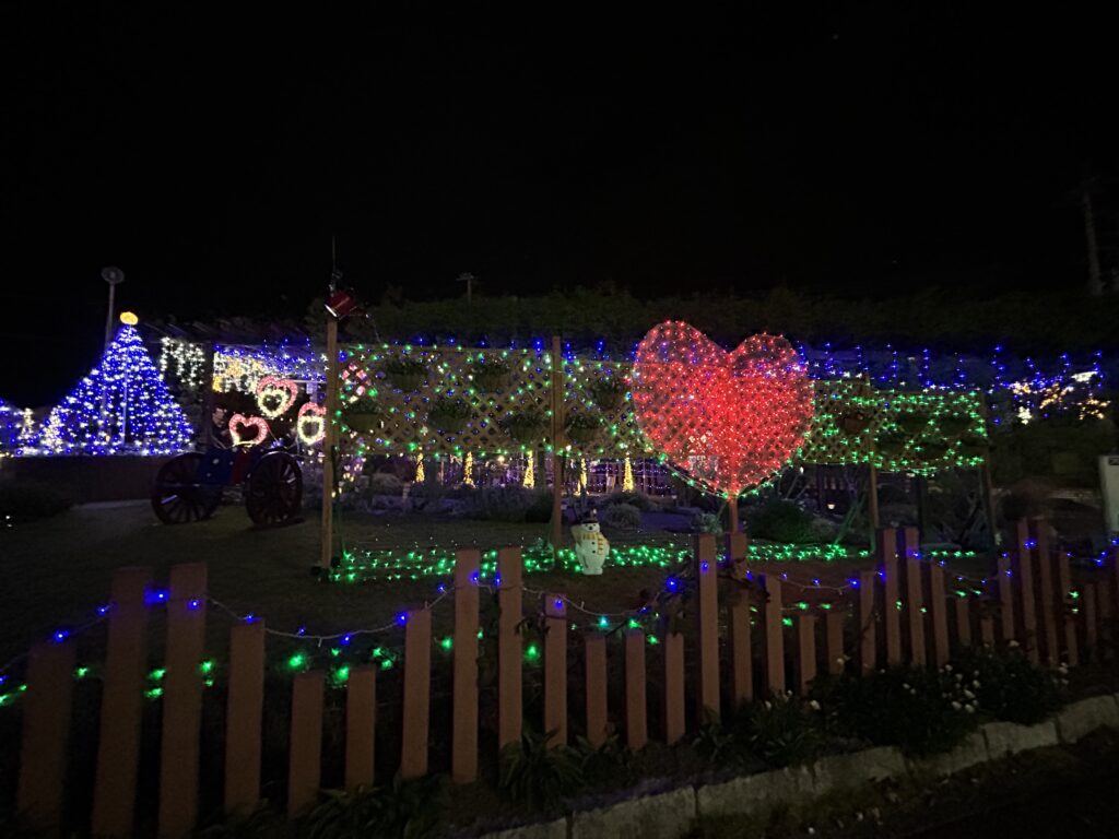 ハートのイルミネーション