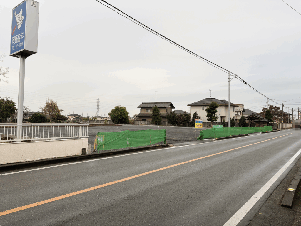 新しいお店がオープンする場所の写真