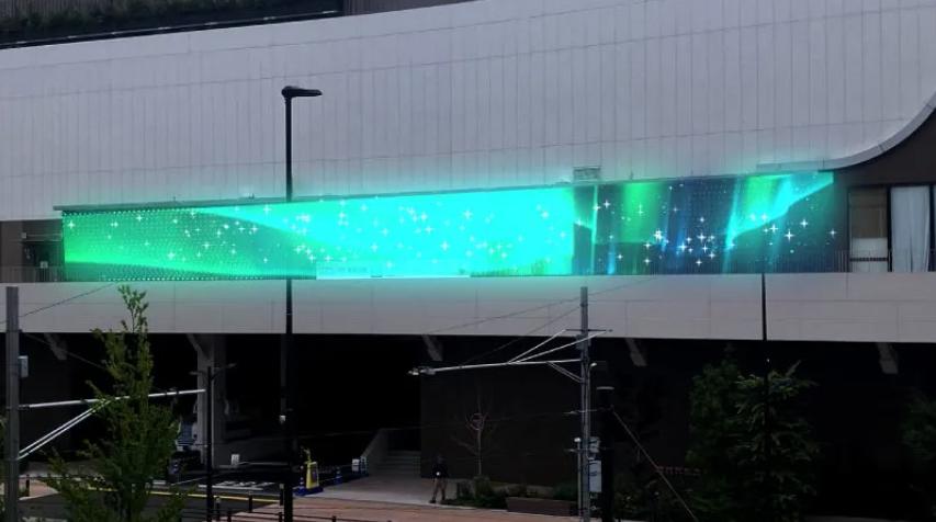 エミテラス所沢 外壁イルミネーション