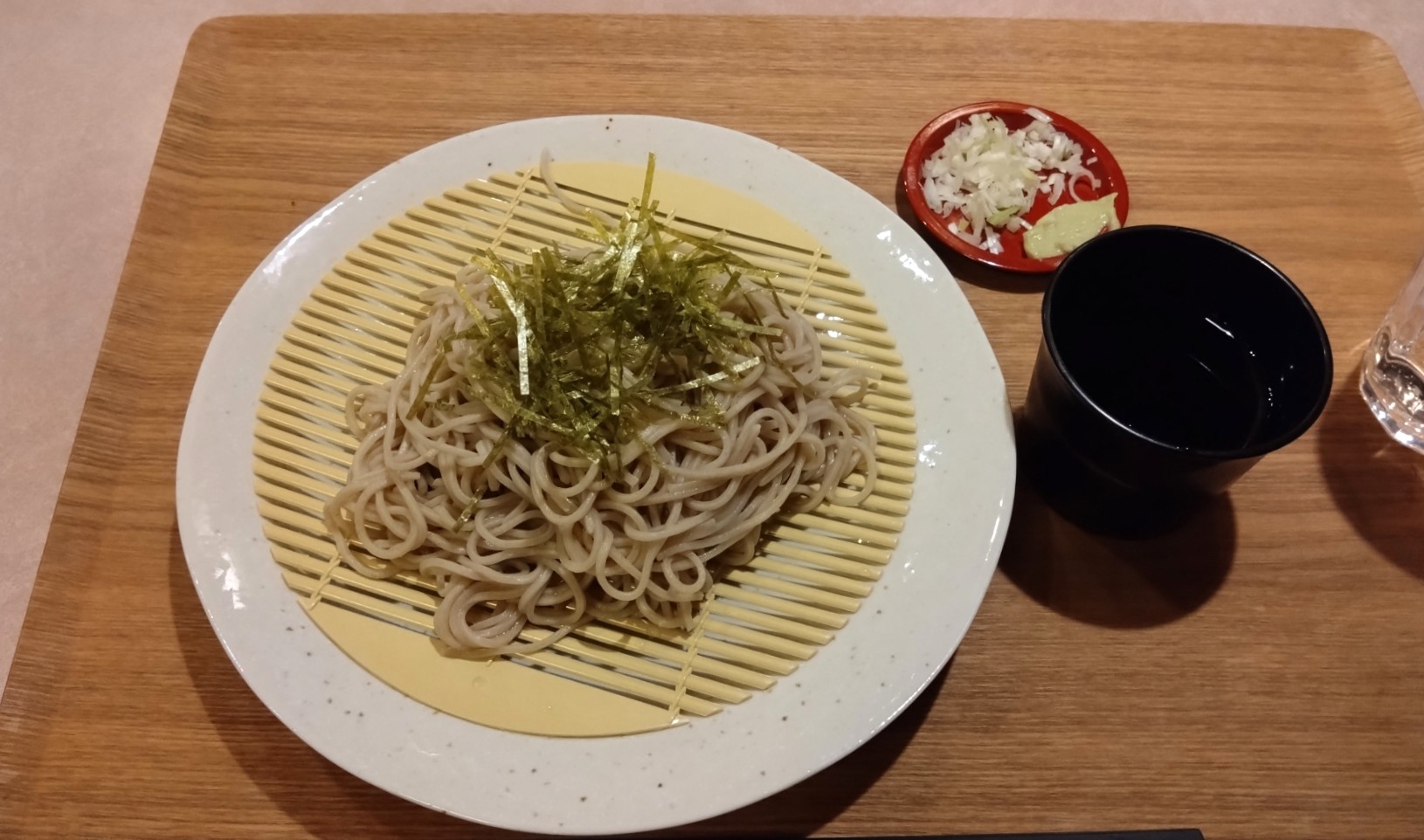 注文した天ざる