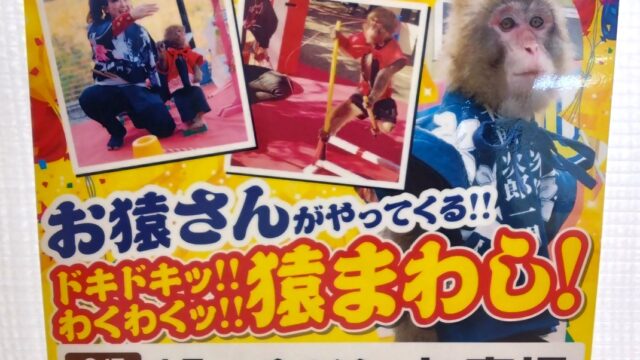 日光さる軍団のチラシ