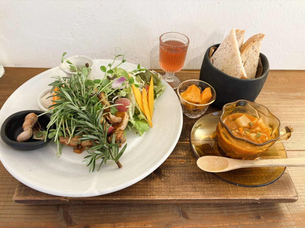 注文したランチ