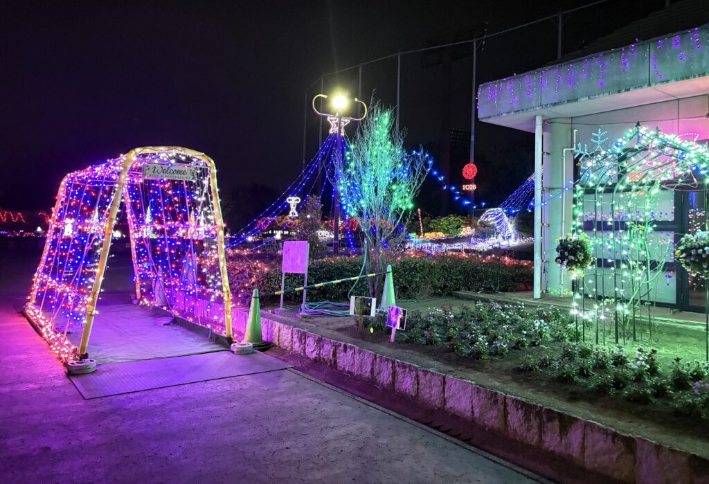 イルミネーションの様子