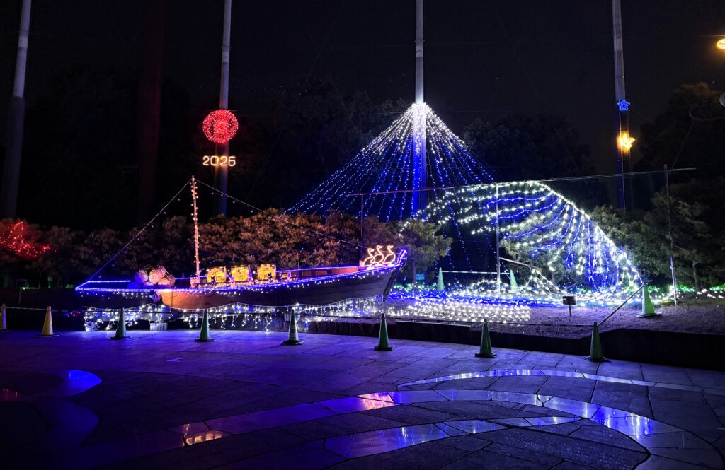 富士山のイルミネーション