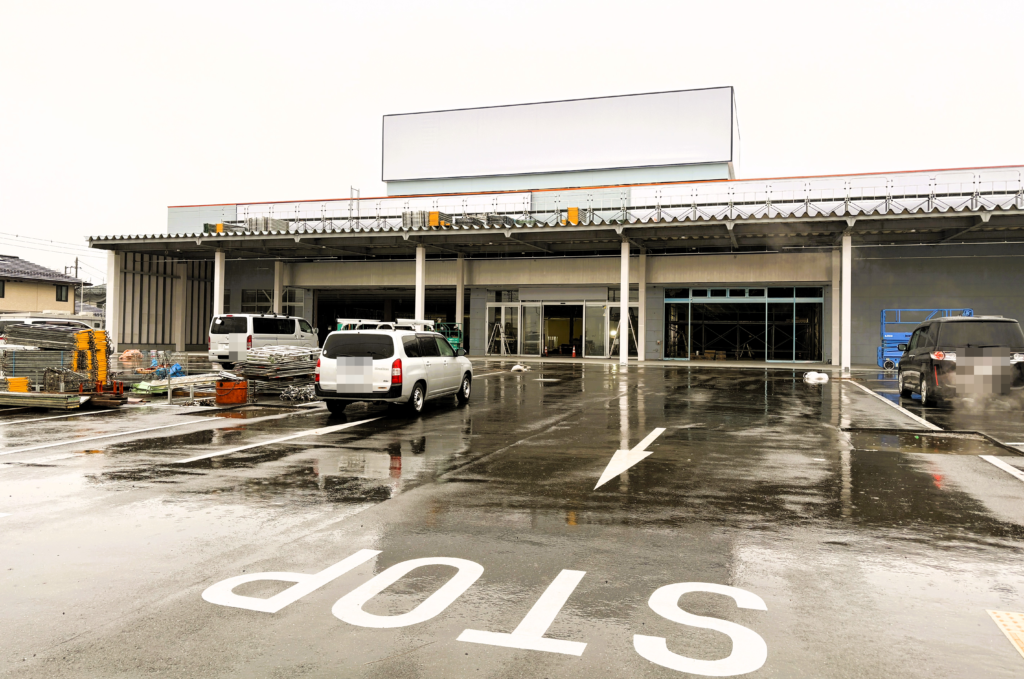 ビックモーター北本の跡地の現在の様子