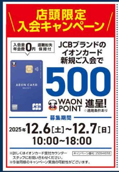 オープニング特典