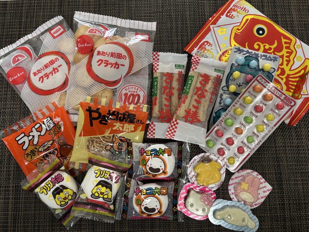 購入したお菓子