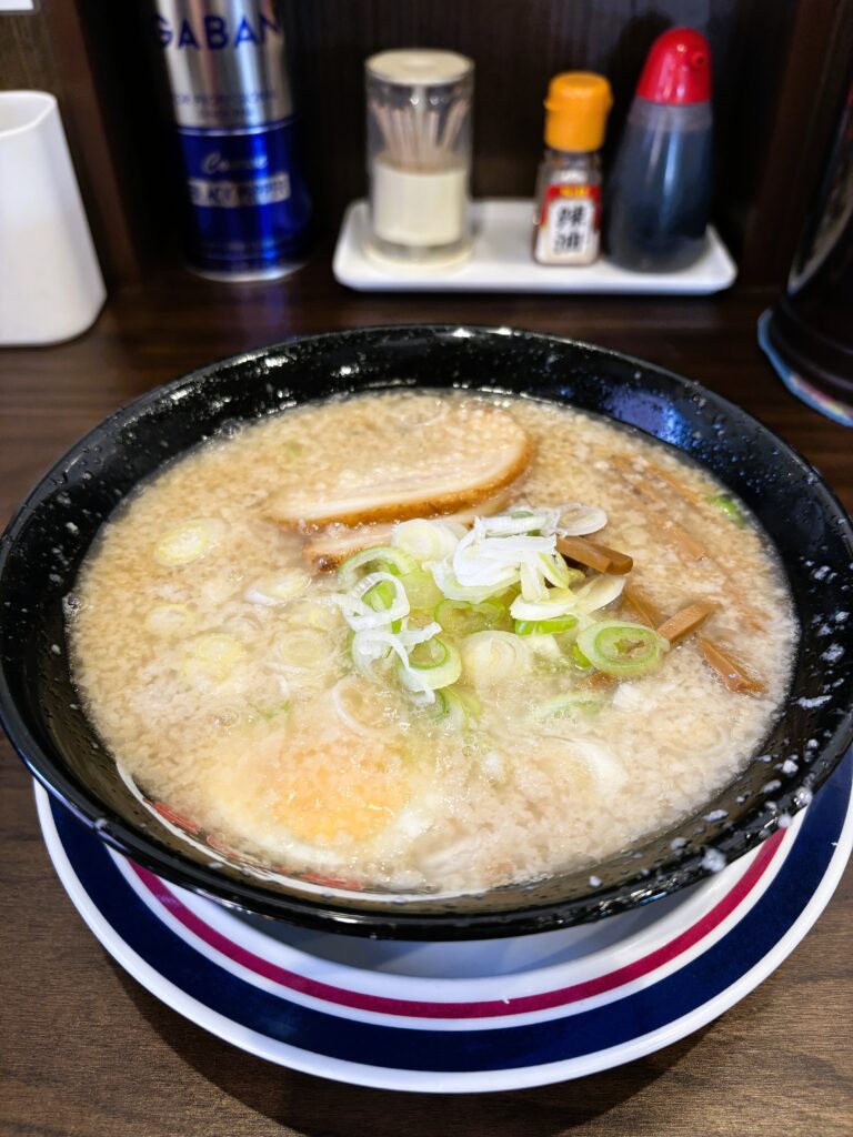 注文したラーメン