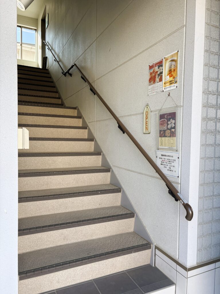 店内に上がる入り口