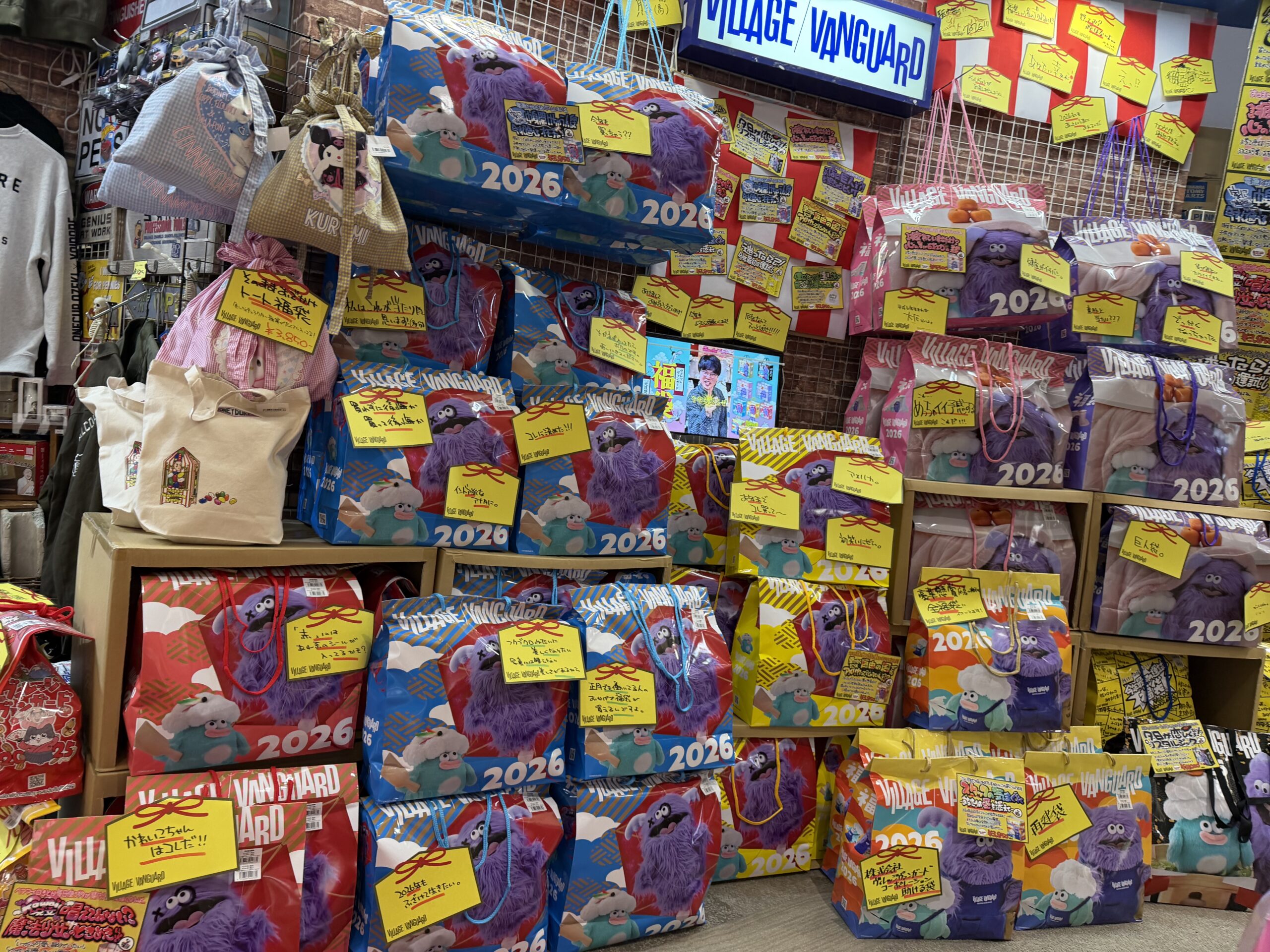 2026年】ピオニウォーク東松山のヴィレッジヴァンガードで福袋を買って