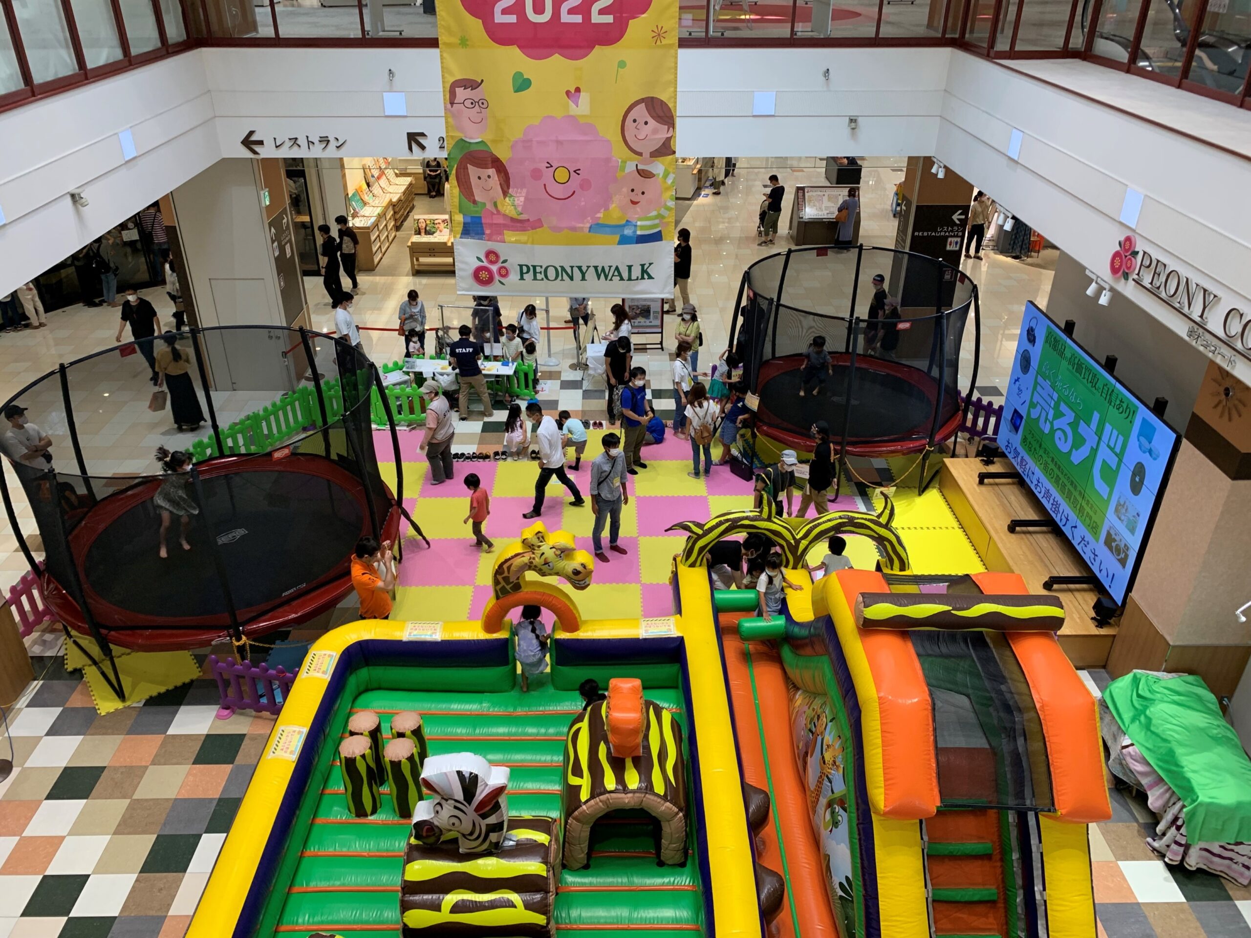 トランポリンスタジアムの様子