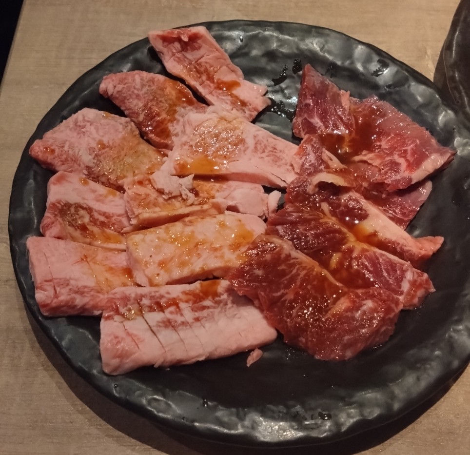 注文したお肉