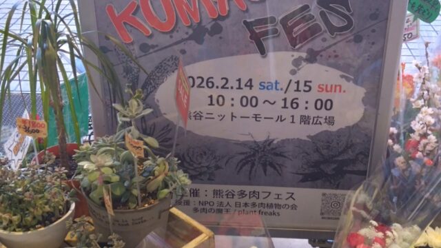 KUMAGAYA FESのチラシ