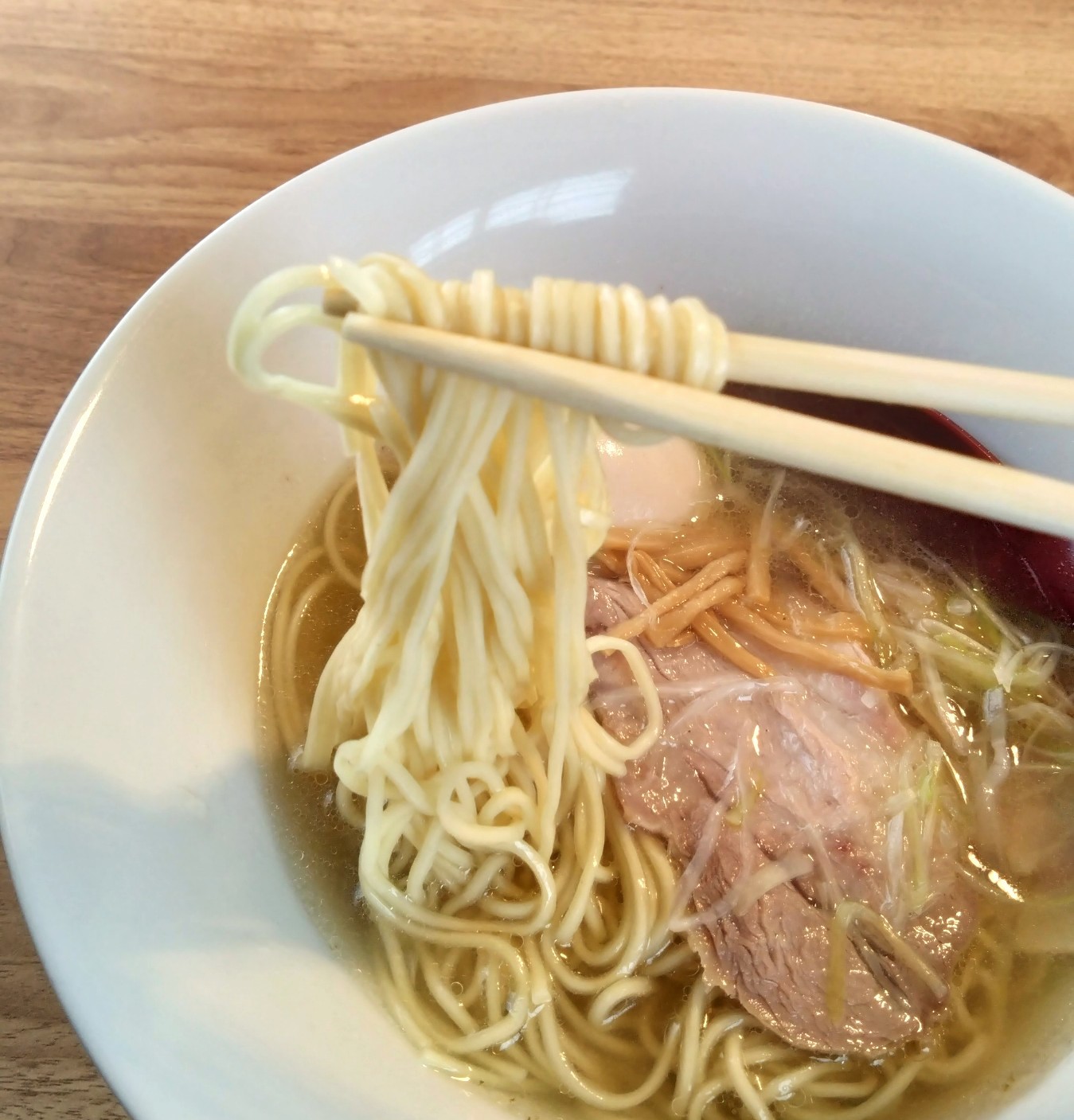 麺塩ラーメンの麺