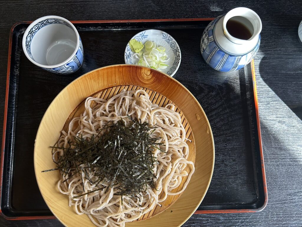 注文したざるそば