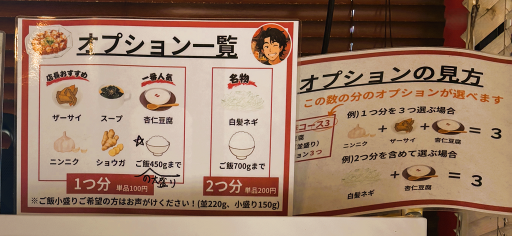 オプション一覧