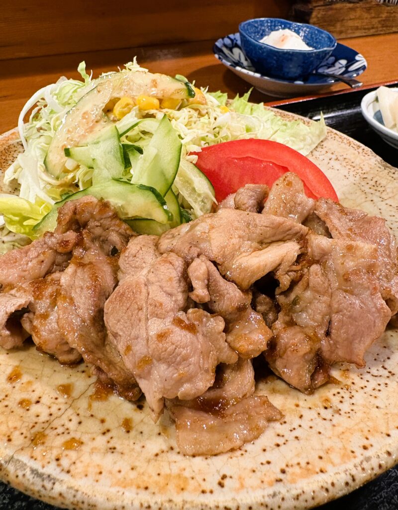 タレがたっぷりのお肉