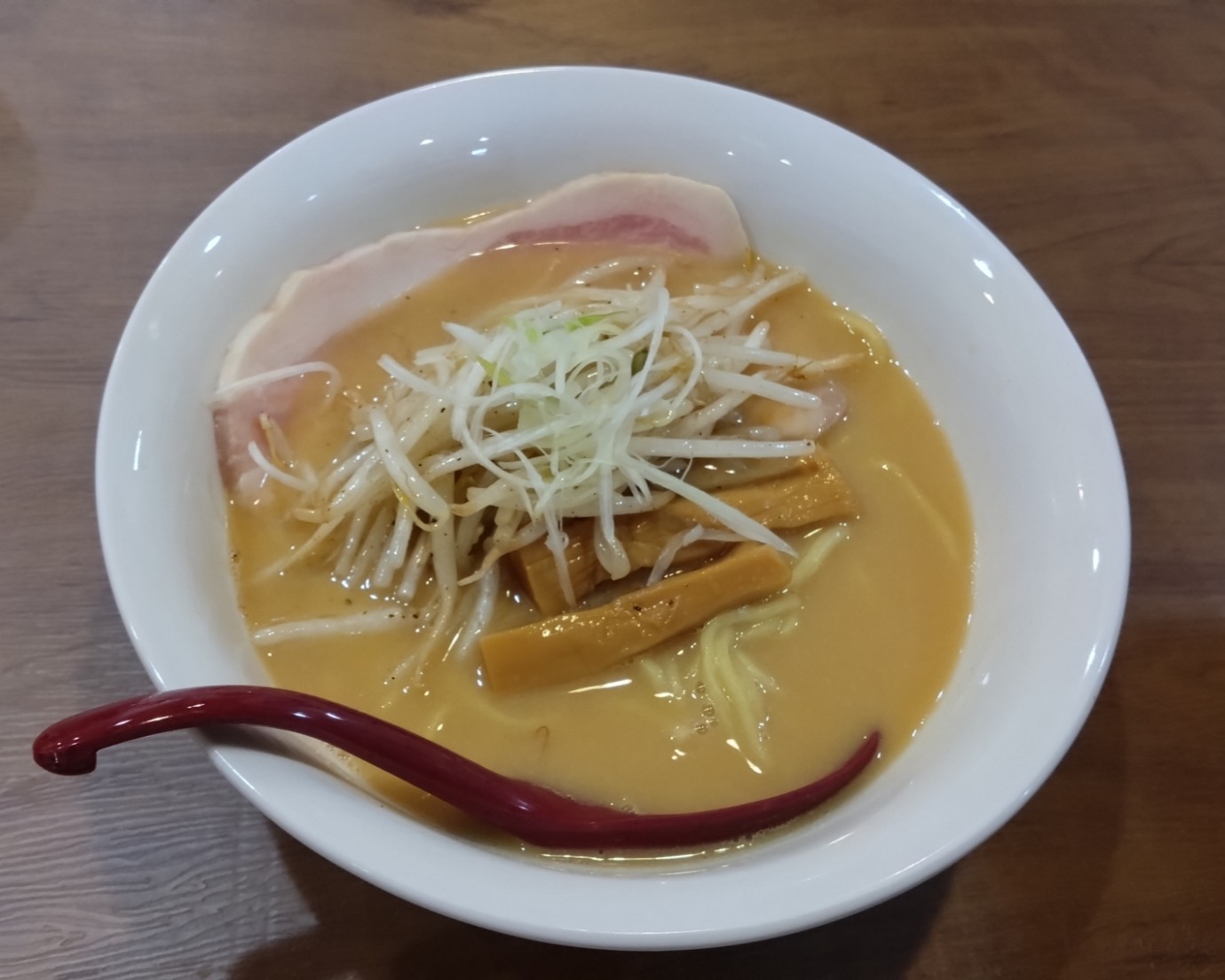 注文した味噌ラーメン