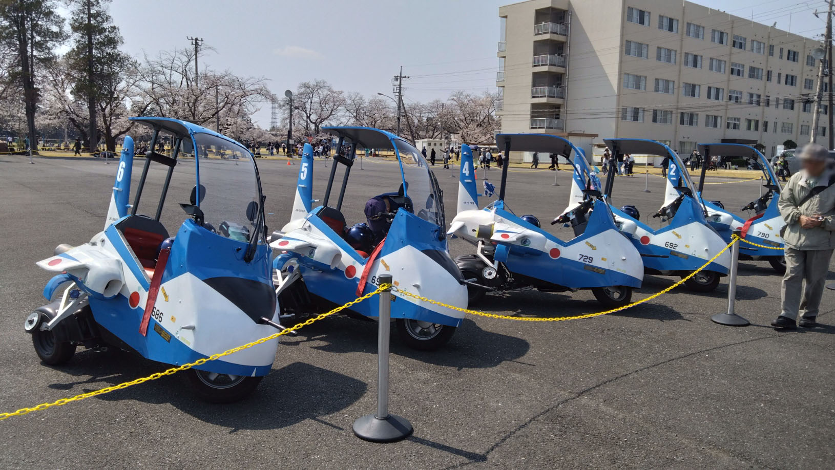 ブルーインパルスJr.の展示