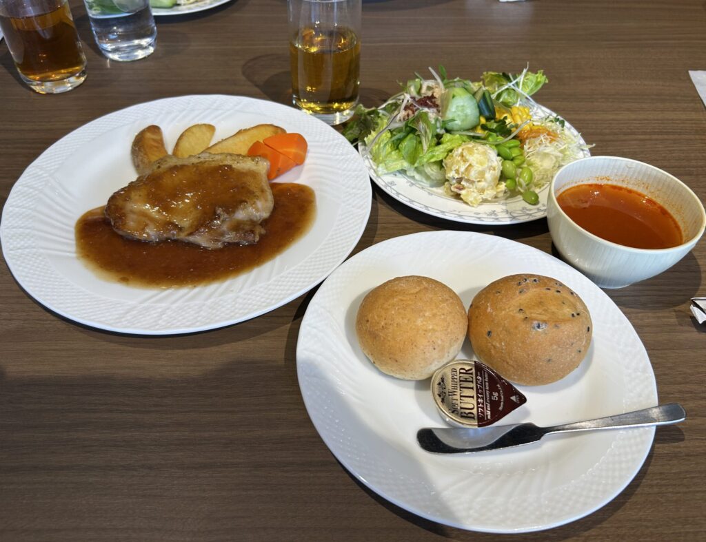 注文したランチ