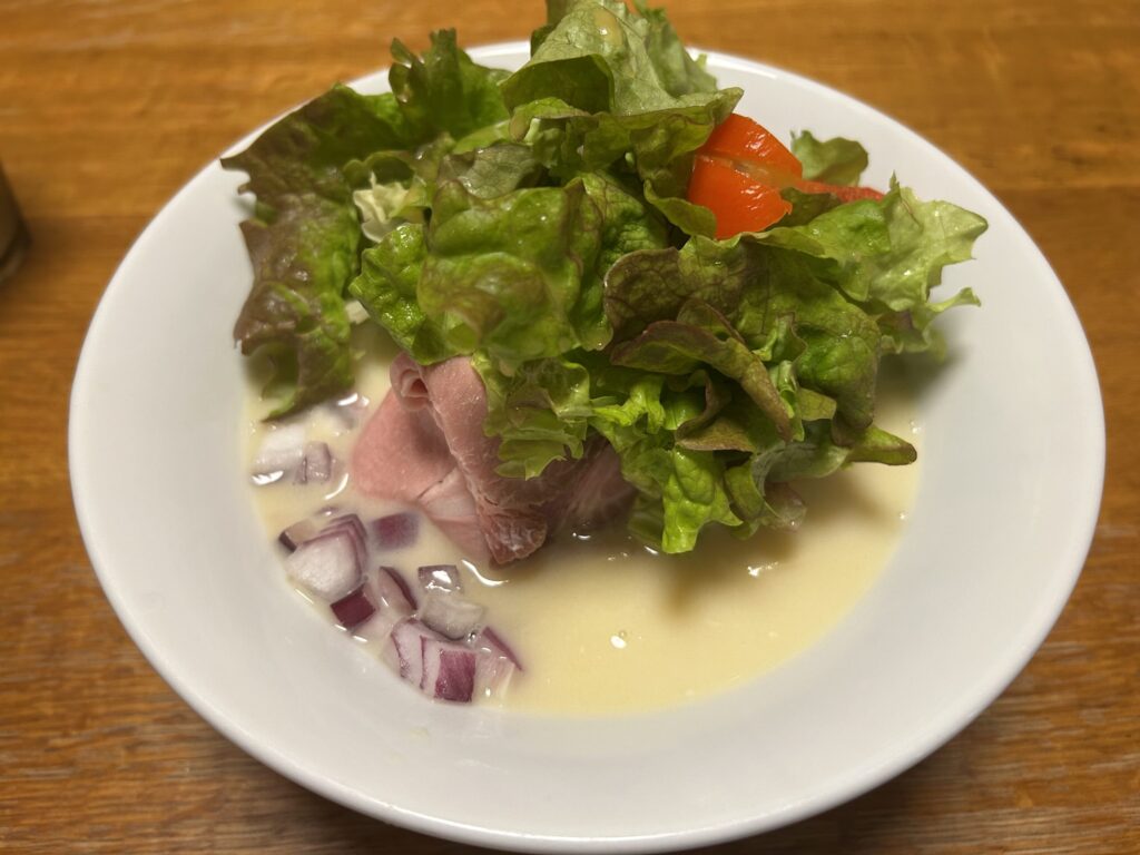 注文したベジ・鶏らーめん