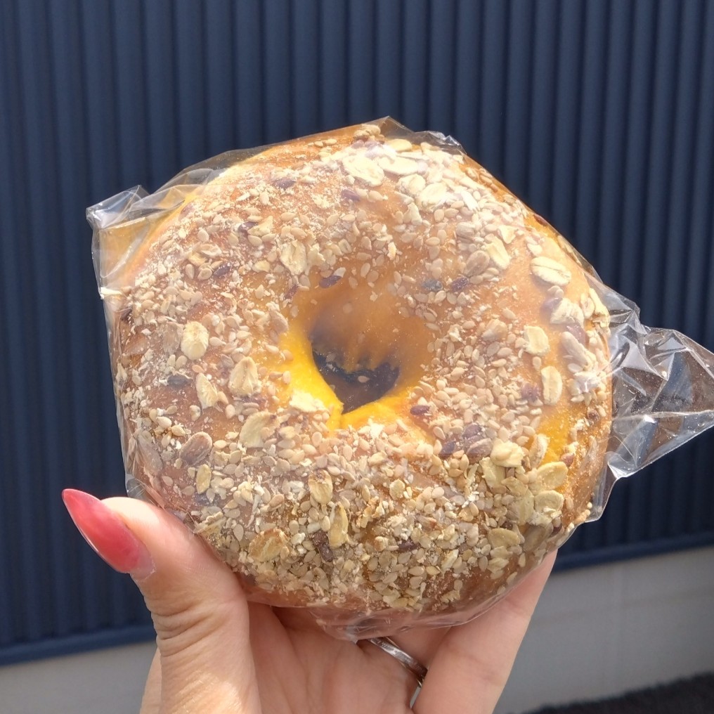 購入したベーグル