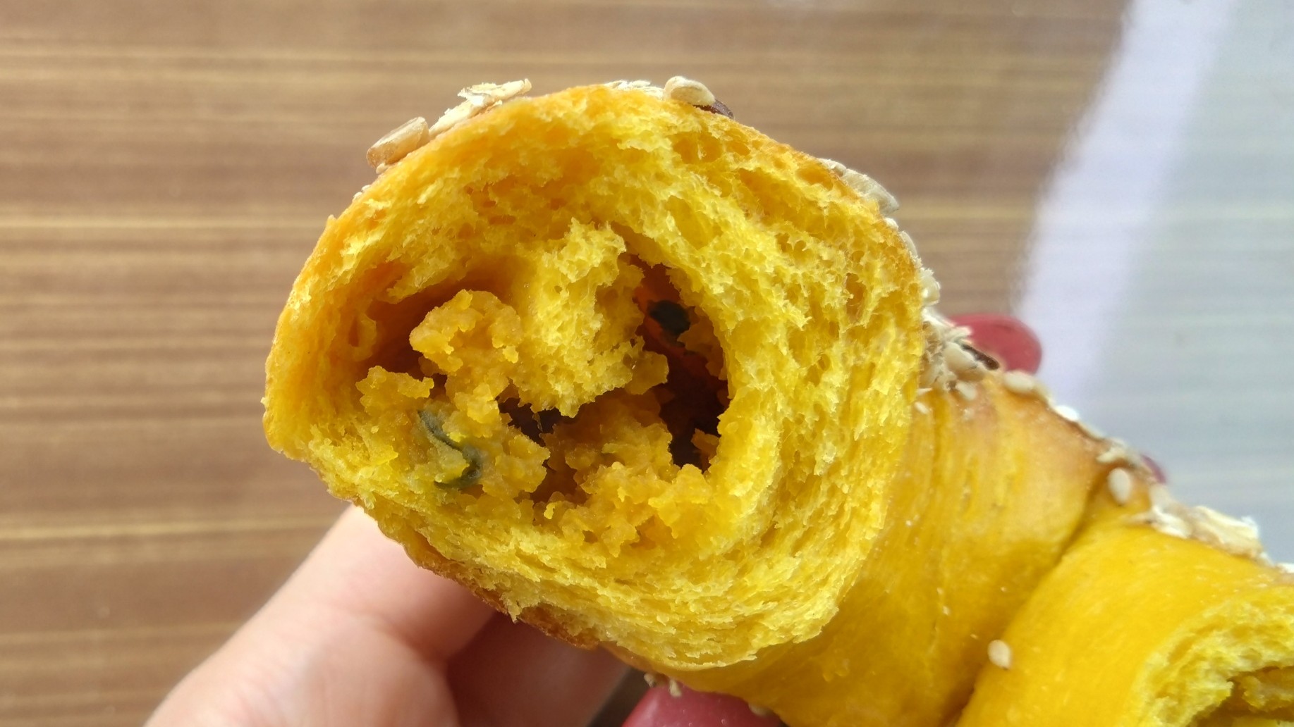 かぼちゃのベーグル