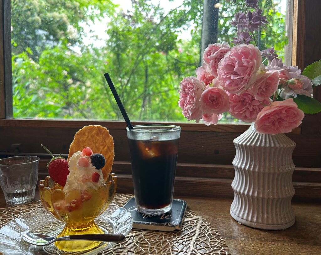 鶴ヶ島市】薔薇が美しく咲き誇っていた「green finger Cafe（グリーン