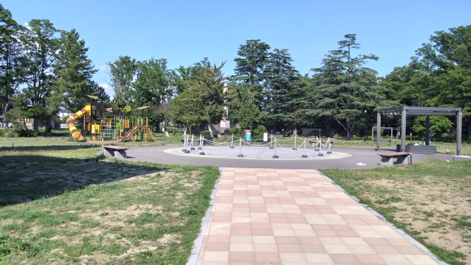 水城公園のじゃぶじゃぶ池