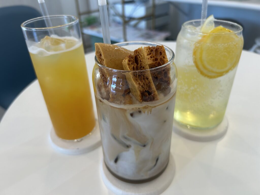注文したドリンク