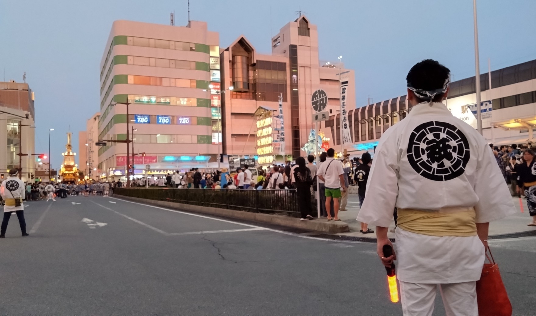 夕方の本番スタート