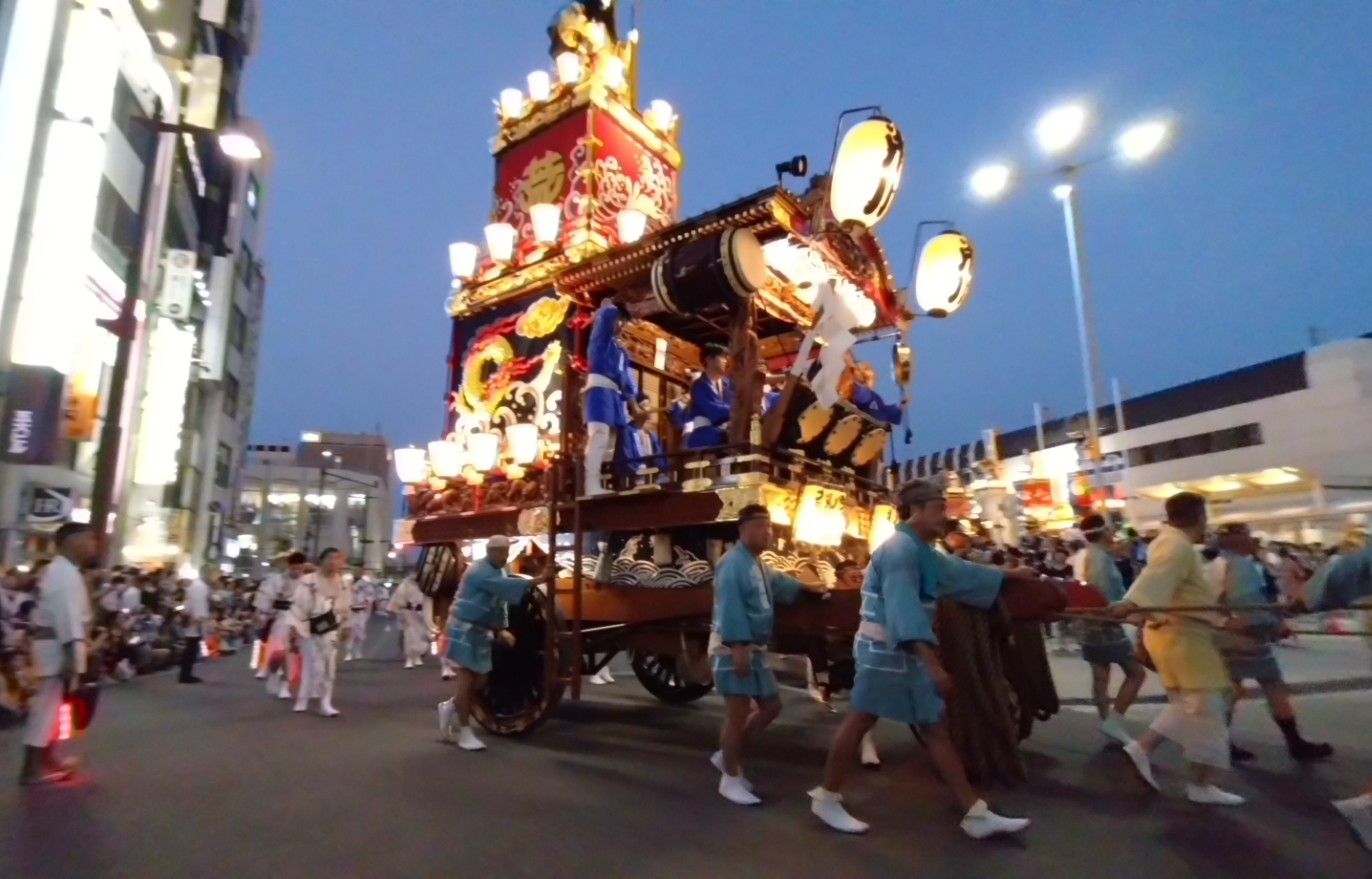 山車の巡回