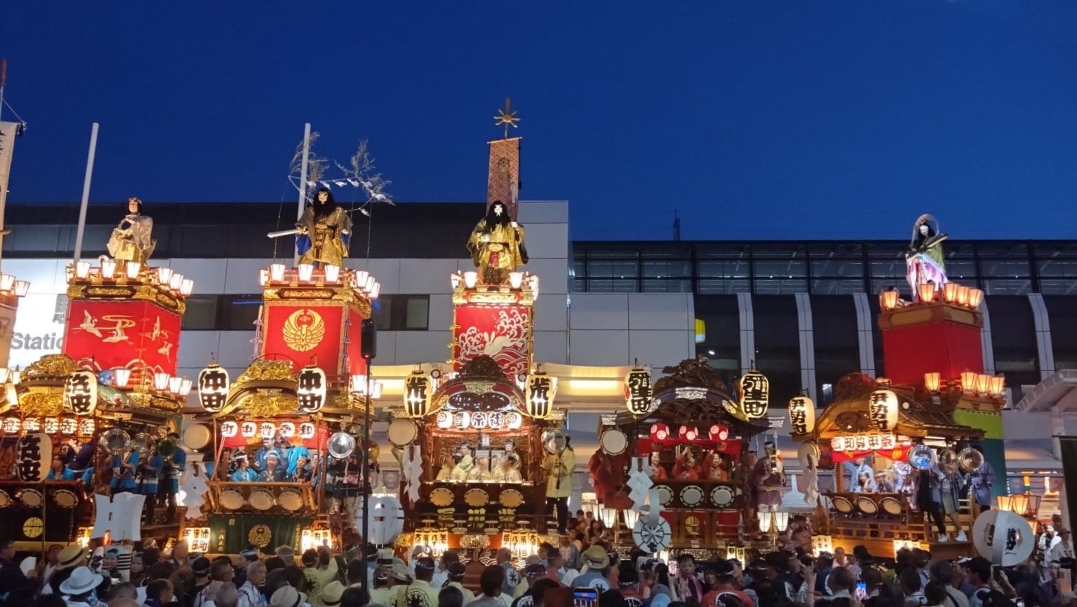山車の集結