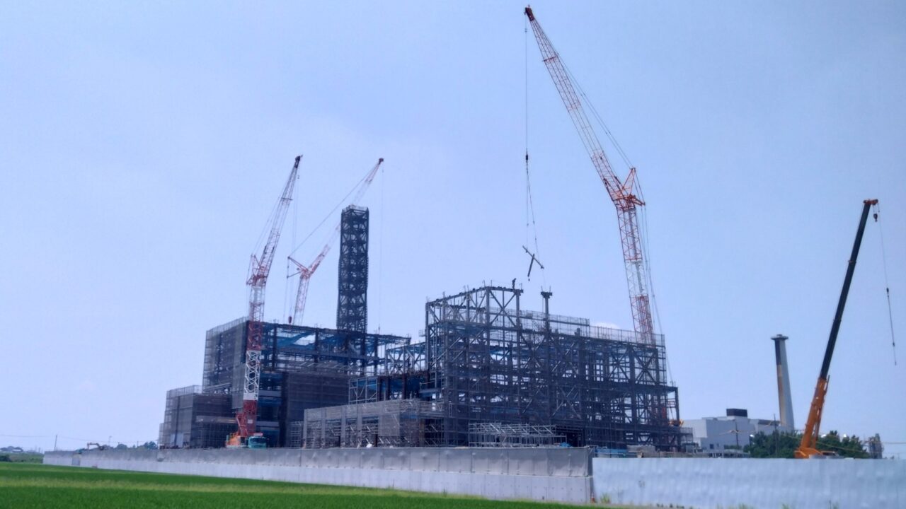 建設中の様子