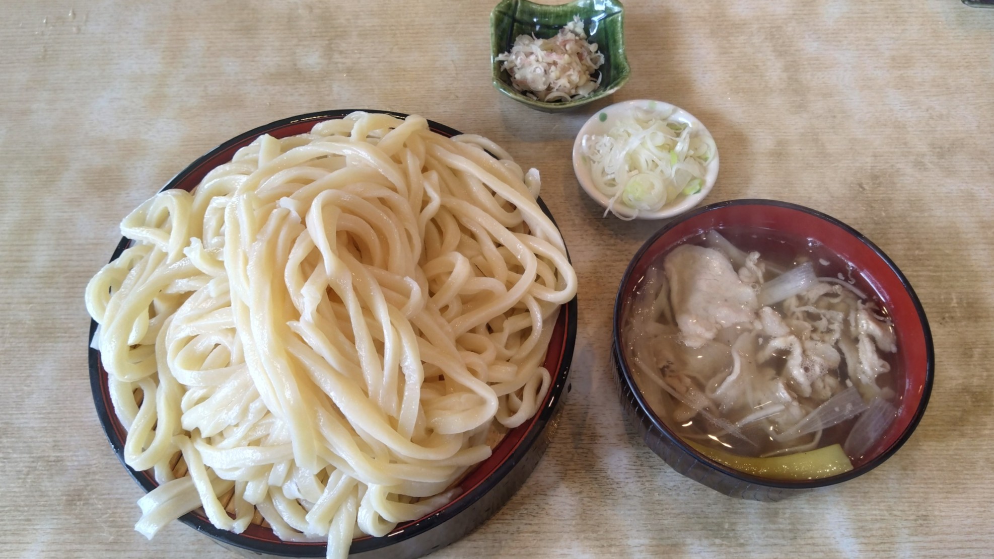 注文したうどん