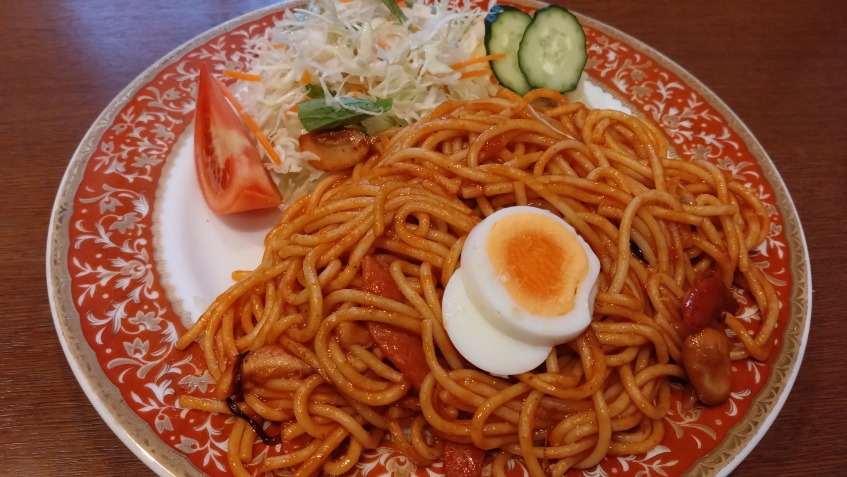 注文したナポリタン②